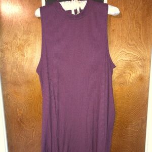 Sleeveless Ribbed Dress